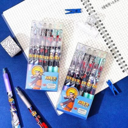 Paquete de Bolígrafos gel 0.5mm Azul de Naruto