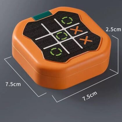 Mini juego portátil electrónico de 3 en raya