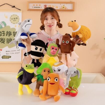 Peluches de los personajes Brainrot