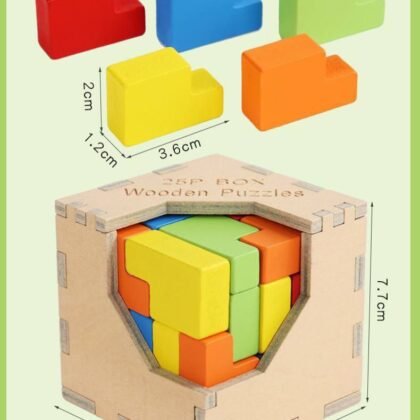 Cubo Puzzle de Madera