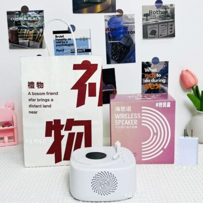 🔊✨ Parlante Bluetooth con luces LED