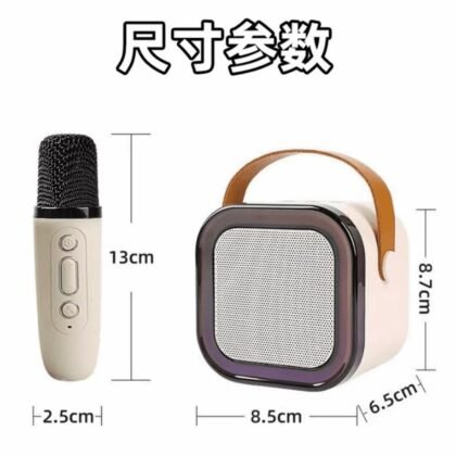 🔊 Parlante portátil con 2 micrófonos