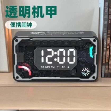 🔊⏰🚨 Parlante Alarma y Reloj V3